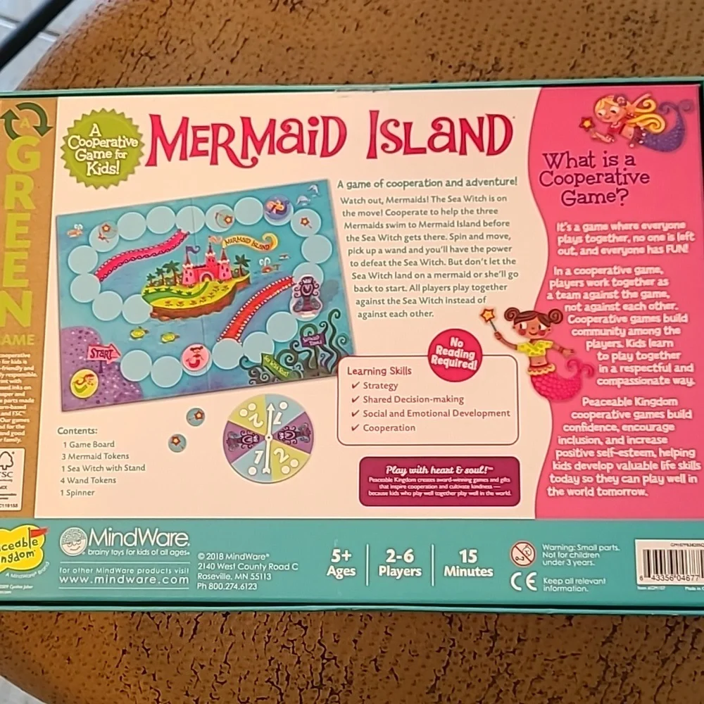 Mermaid Island board game